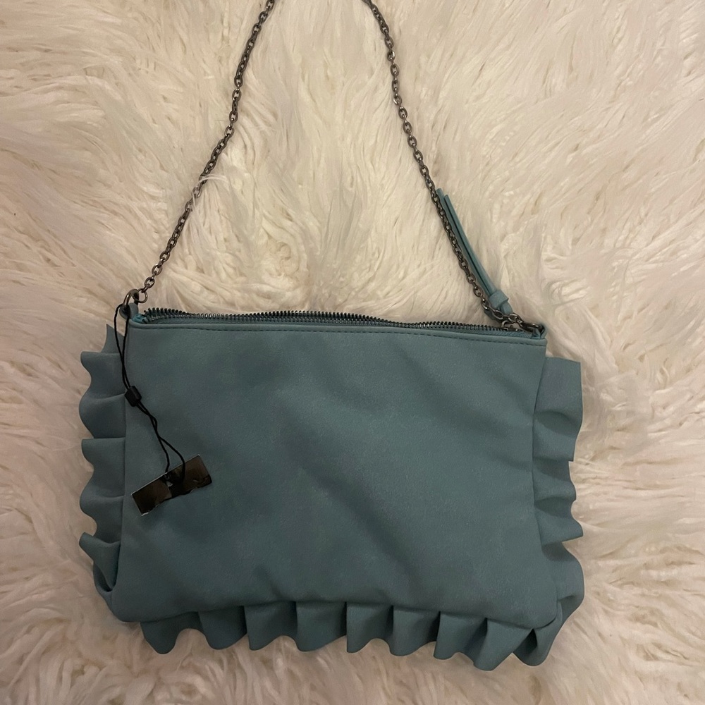 🌟OVS🌟 Teal Purse Chain Handbag NWT Spanish